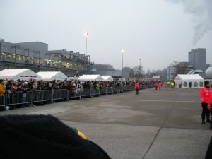 Wie erwähnt, ich war leider nicht ganz allein...