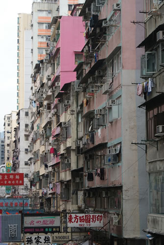 Hausfassade Hongkong